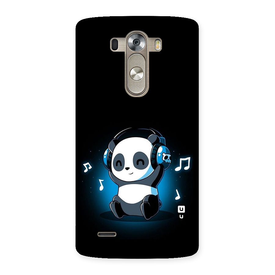 Adorable Panda Enjoying Music Back Case for LG G3