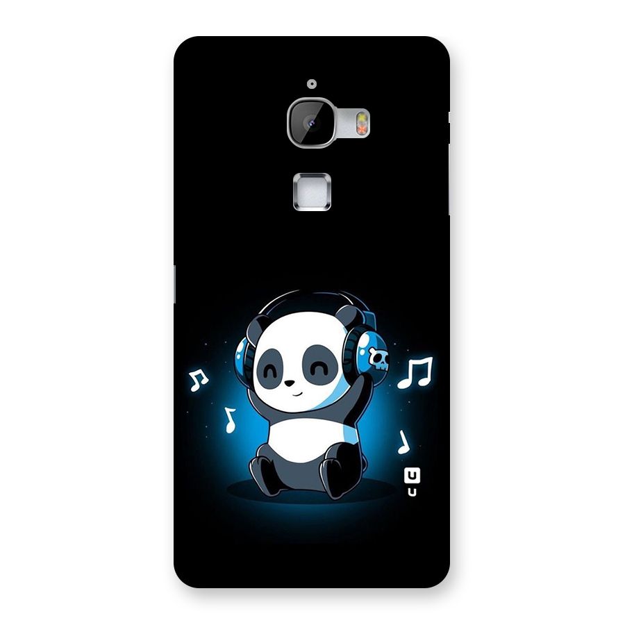 Adorable Panda Enjoying Music Back Case for LeTv Le Max