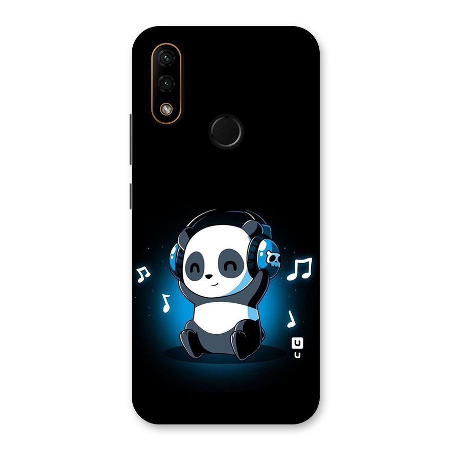 Adorable Panda Enjoying Music Back Case for Lenovo A6 Note