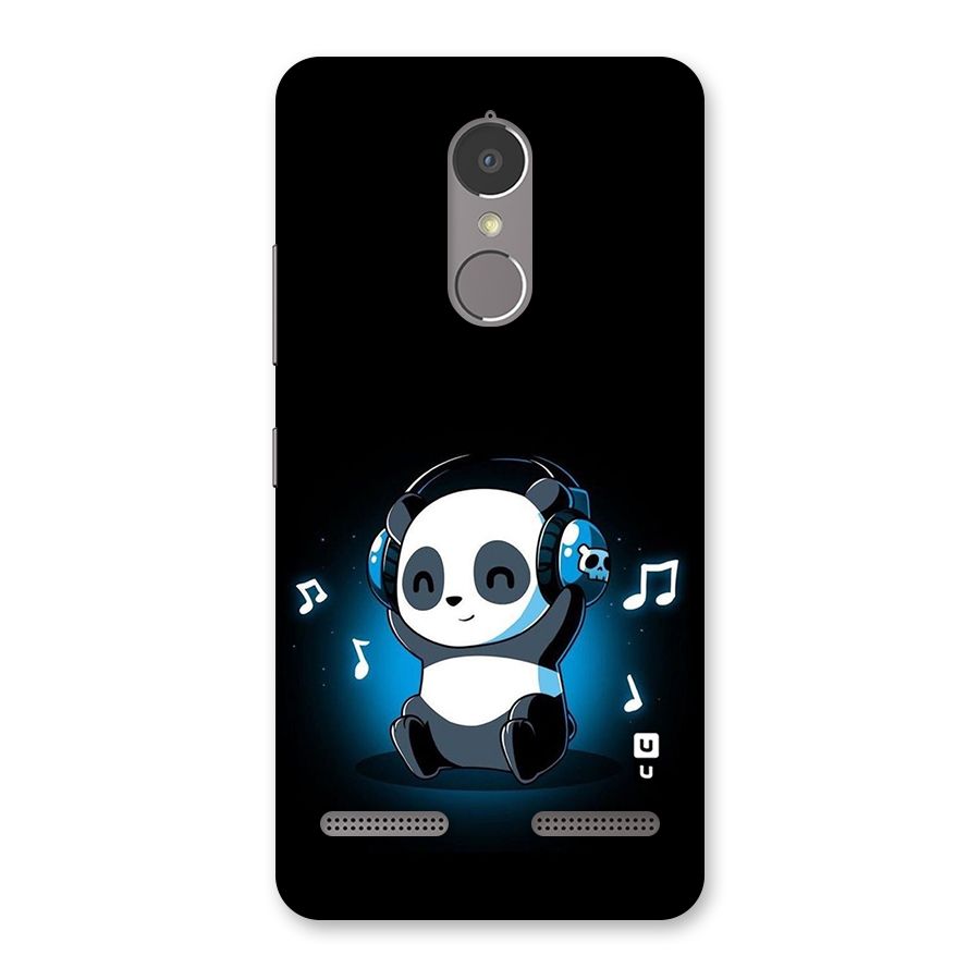 Adorable Panda Enjoying Music Back Case for Lenovo K6