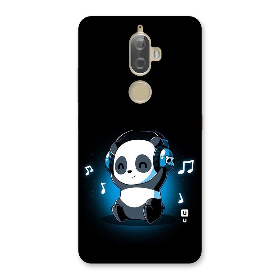 Adorable Panda Enjoying Music Back Case for Lenovo K8 Plus