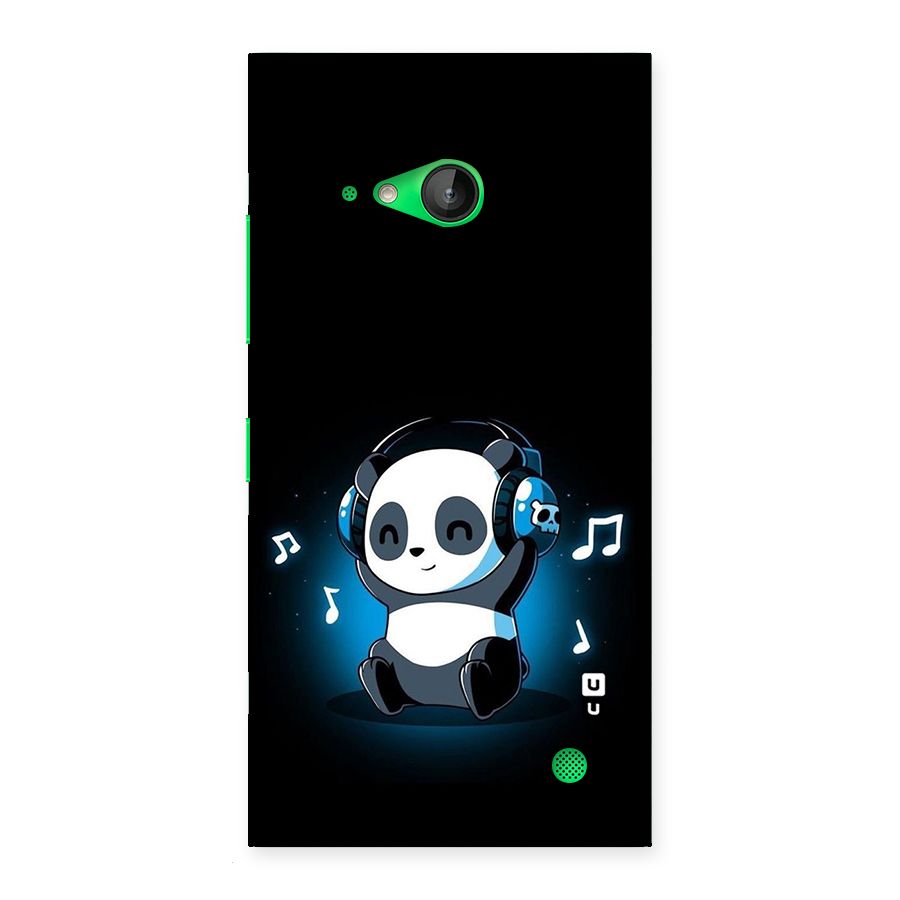Adorable Panda Enjoying Music Back Case for Lumia 730