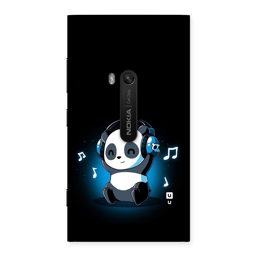 Adorable Panda Enjoying Music Back Case for Lumia 920