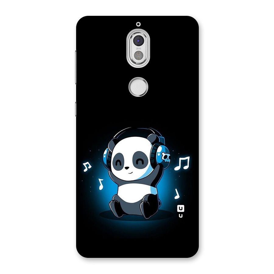 Adorable Panda Enjoying Music Back Case for Nokia 7