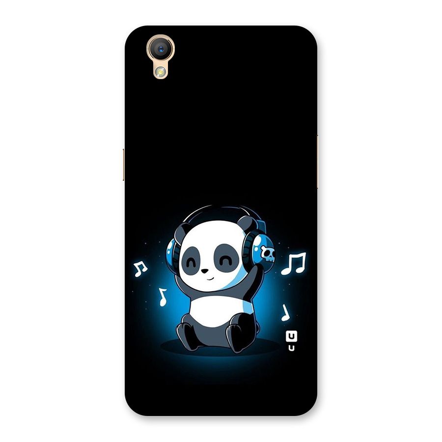Adorable Panda Enjoying Music Back Case for Oppo A37