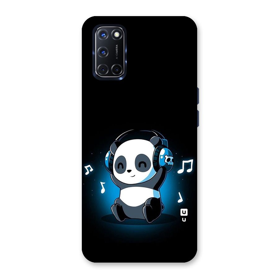 Adorable Panda Enjoying Music Back Case for Oppo A52