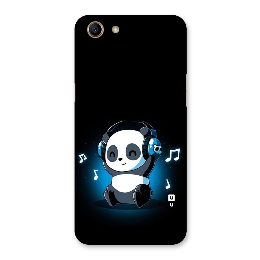 Adorable Panda Enjoying Music Back Case for Oppo A83 (2018)