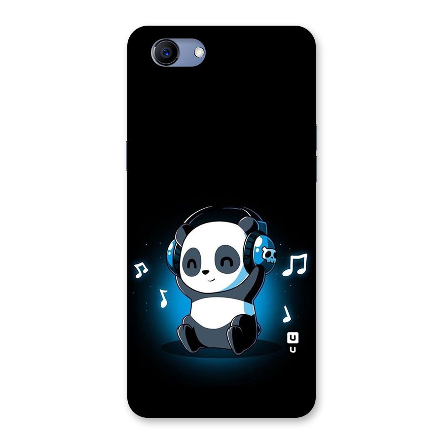 Adorable Panda Enjoying Music Back Case for Oppo Realme 1