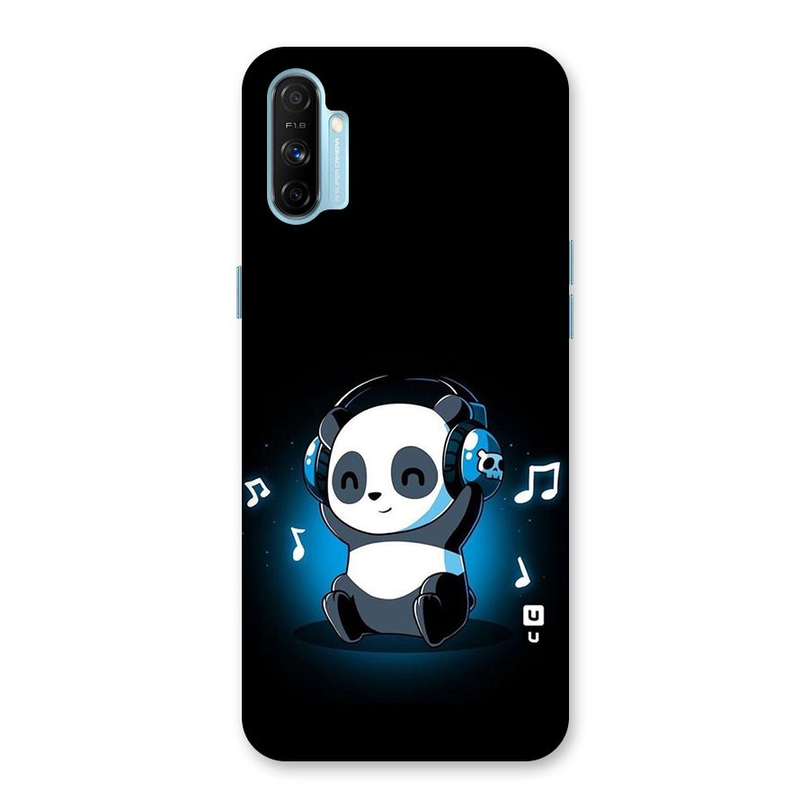 Adorable Panda Enjoying Music Back Case for Realme Narzo 20A