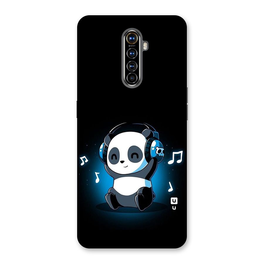 Adorable Panda Enjoying Music Back Case for Realme X2 Pro