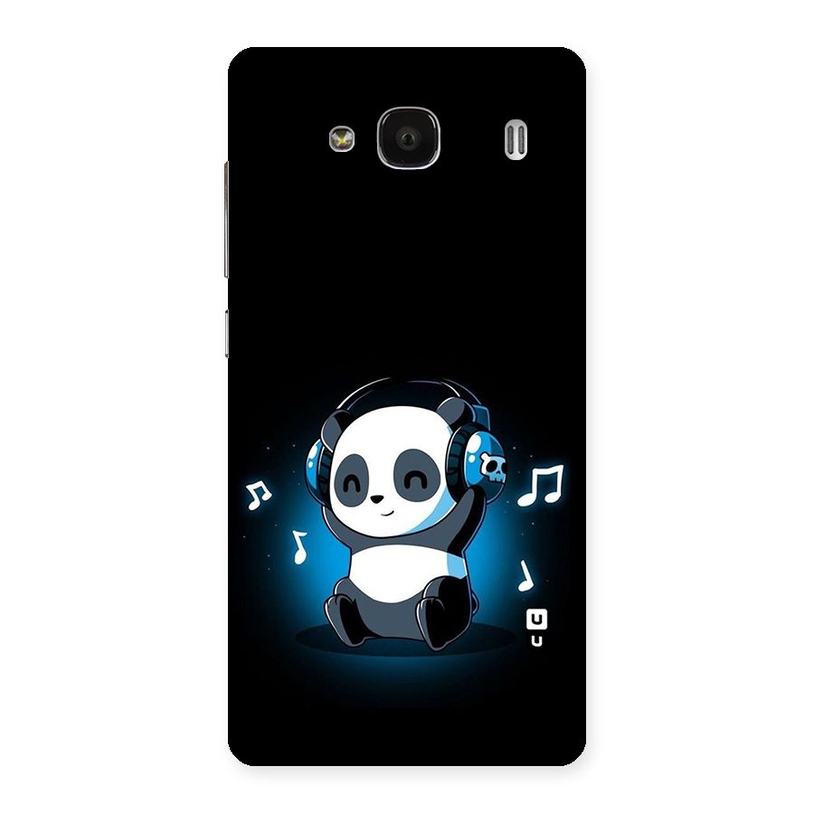 Adorable Panda Enjoying Music Back Case for Redmi 2