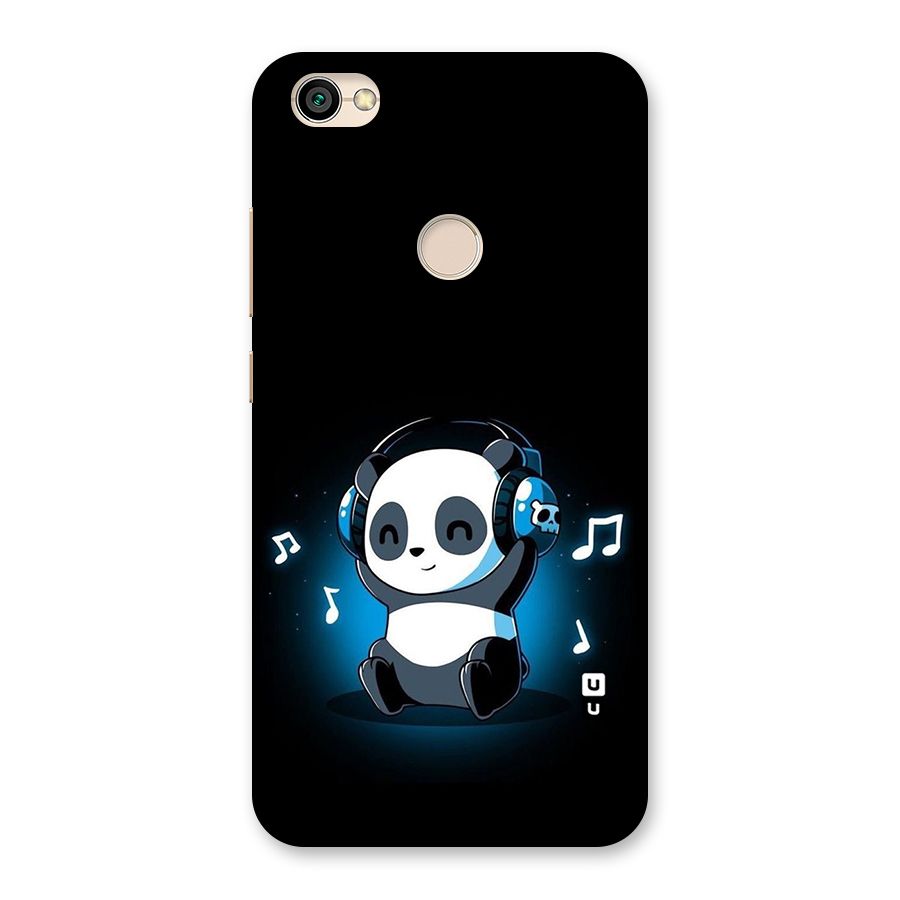 Adorable Panda Enjoying Music Back Case for Redmi Y1 2017