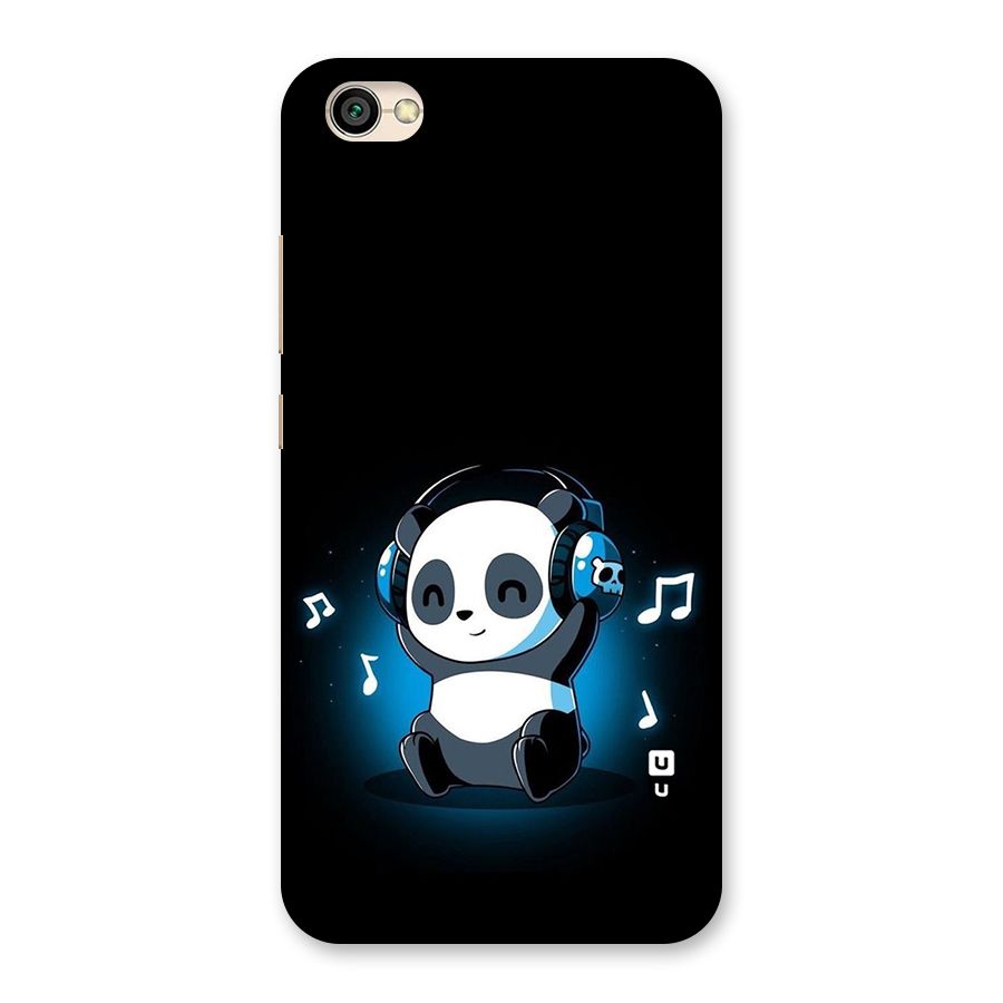 Adorable Panda Enjoying Music Back Case for Redmi Y1 Lite