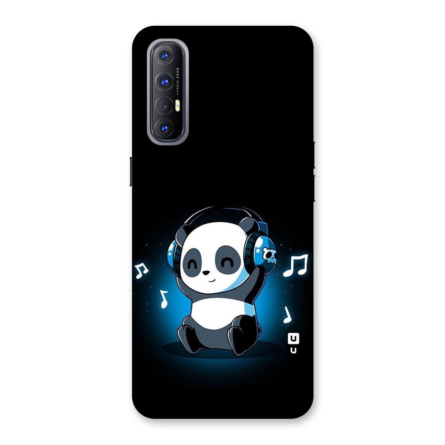 Adorable Panda Enjoying Music Back Case for Reno3 Pro
