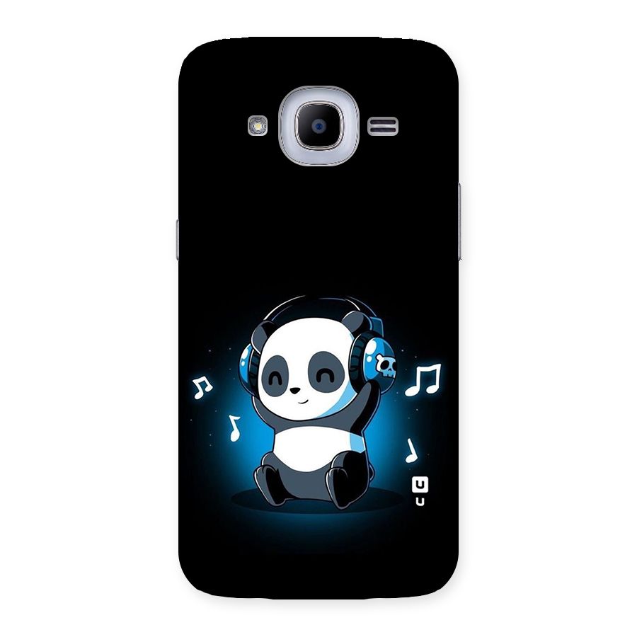 Adorable Panda Enjoying Music Back Case for Samsung Galaxy J2 2016