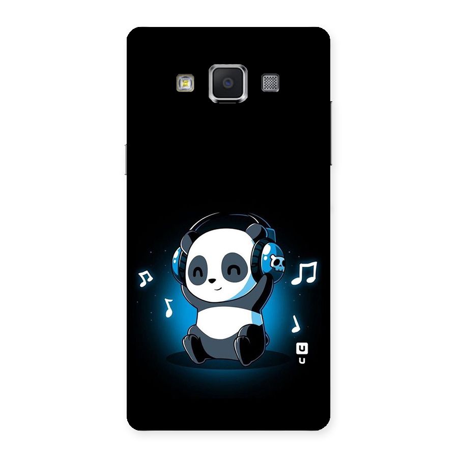 Adorable Panda Enjoying Music Back Case for Samsung Galaxy A5