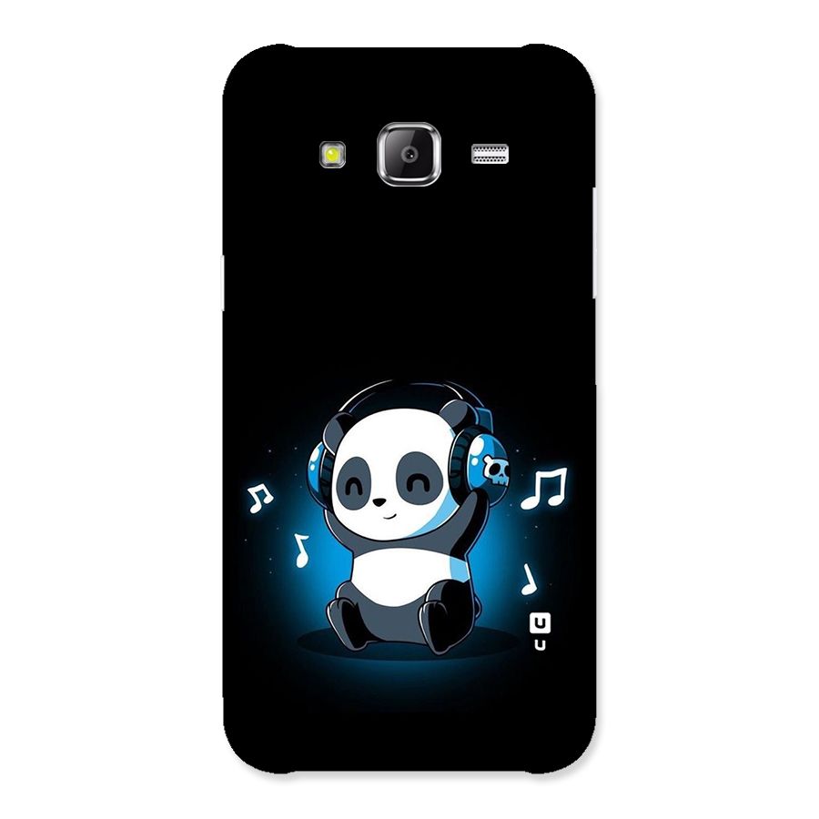 Adorable Panda Enjoying Music Back Case for Samsung Galaxy J5