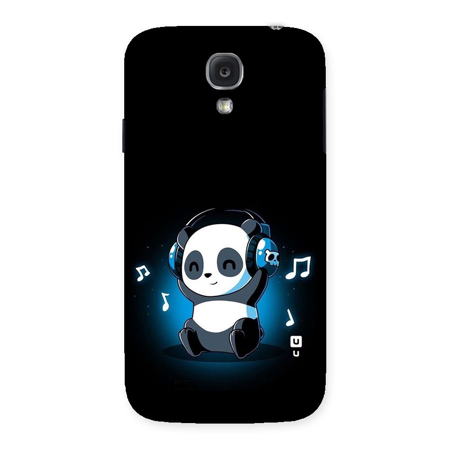 Adorable Panda Enjoying Music Back Case for Samsung Galaxy S4