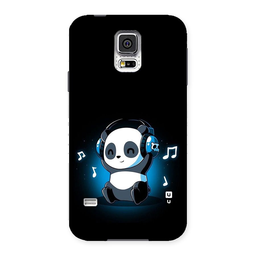 Adorable Panda Enjoying Music Back Case for Samsung Galaxy S5