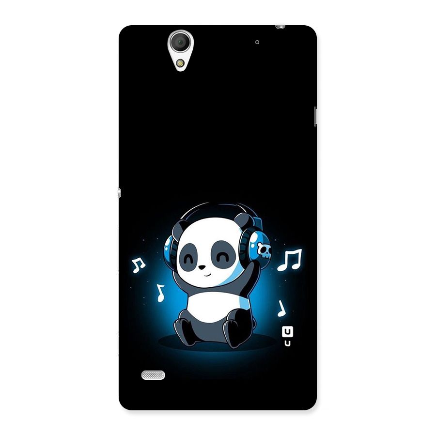 Adorable Panda Enjoying Music Back Case for Sony Xperia C4