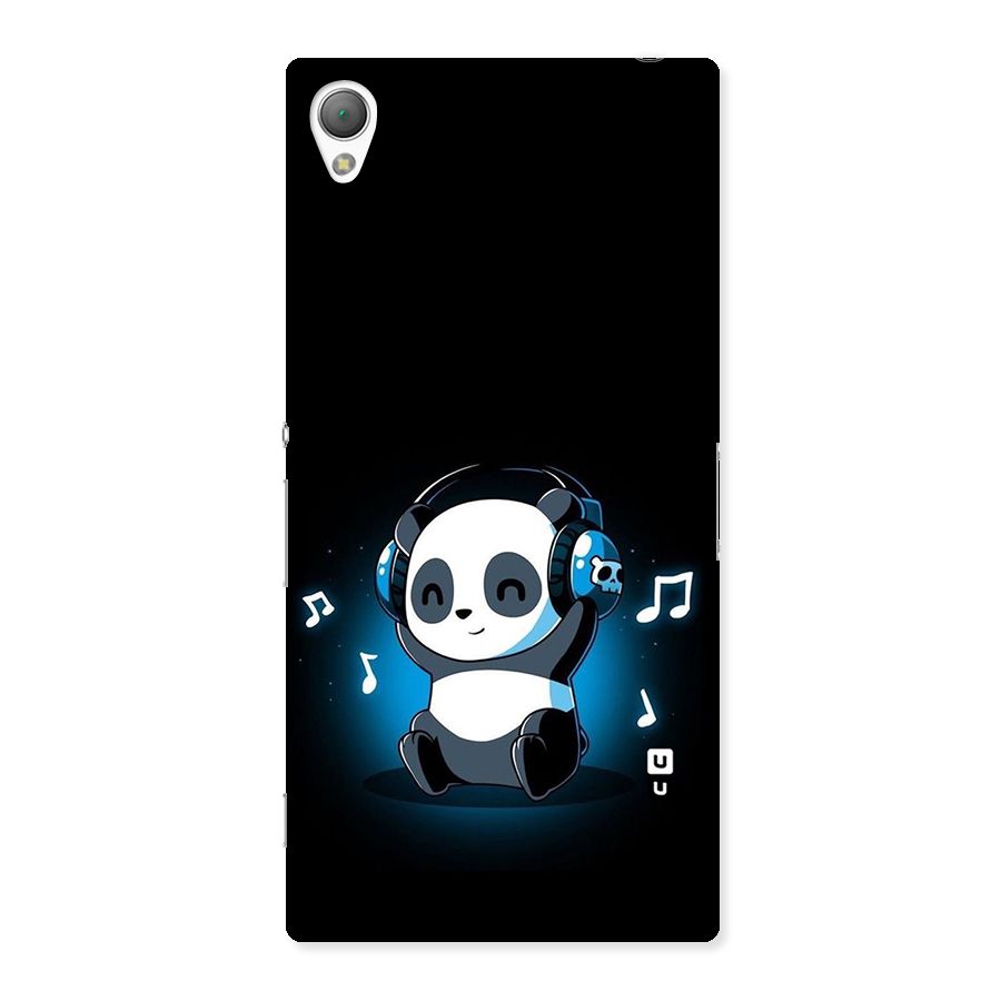 Adorable Panda Enjoying Music Back Case for Sony Xperia Z3