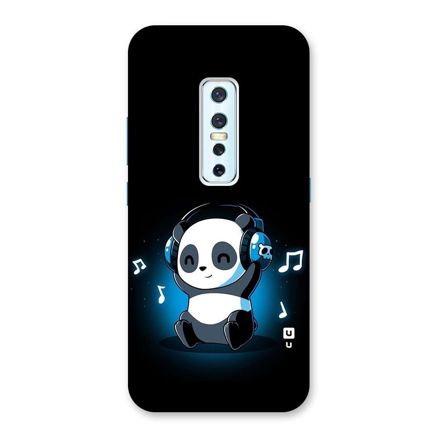 Adorable Panda Enjoying Music Back Case for Vivo V17 Pro