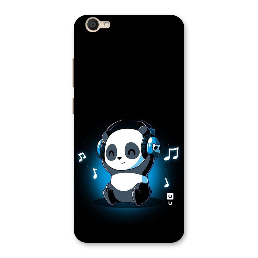 Adorable Panda Enjoying Music Back Case for Vivo V5