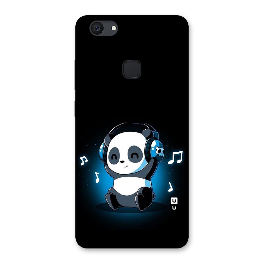 Adorable Panda Enjoying Music Back Case for Vivo V7 Plus