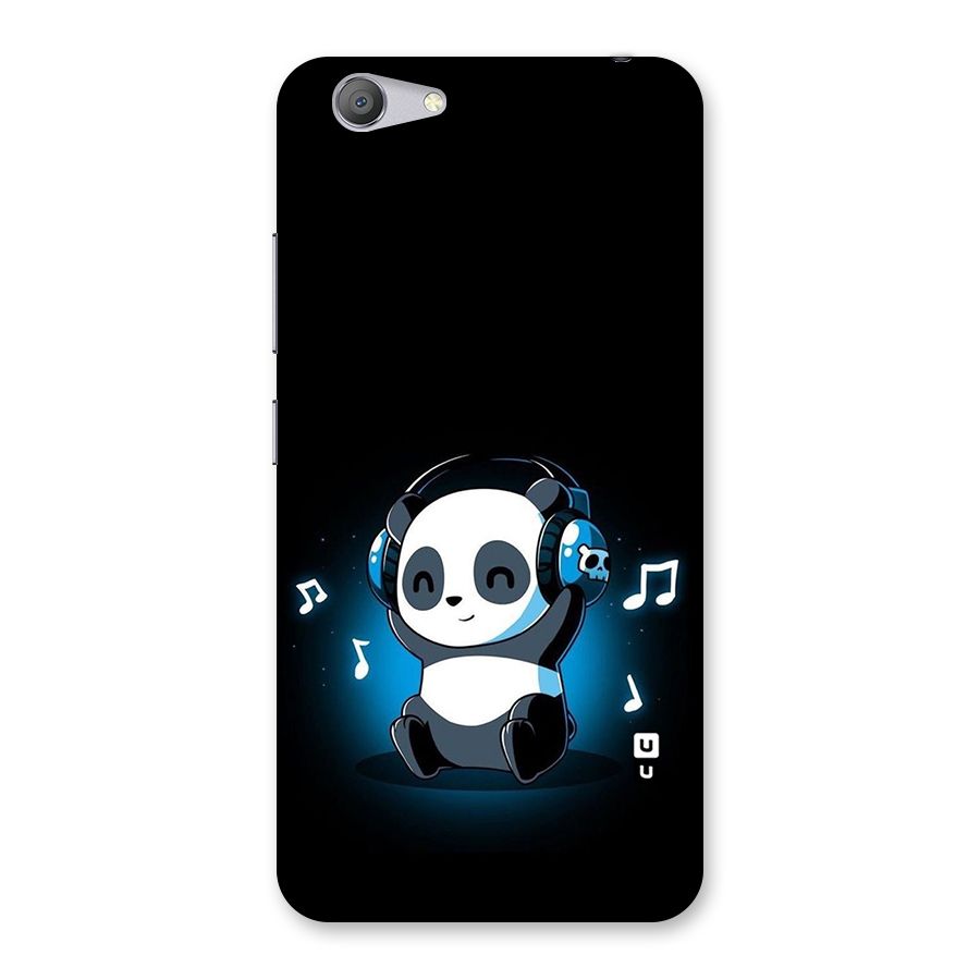 Adorable Panda Enjoying Music Back Case for Vivo Y53