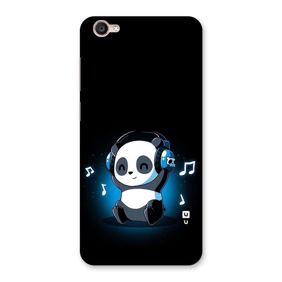Adorable Panda Enjoying Music Back Case for Vivo Y55L
