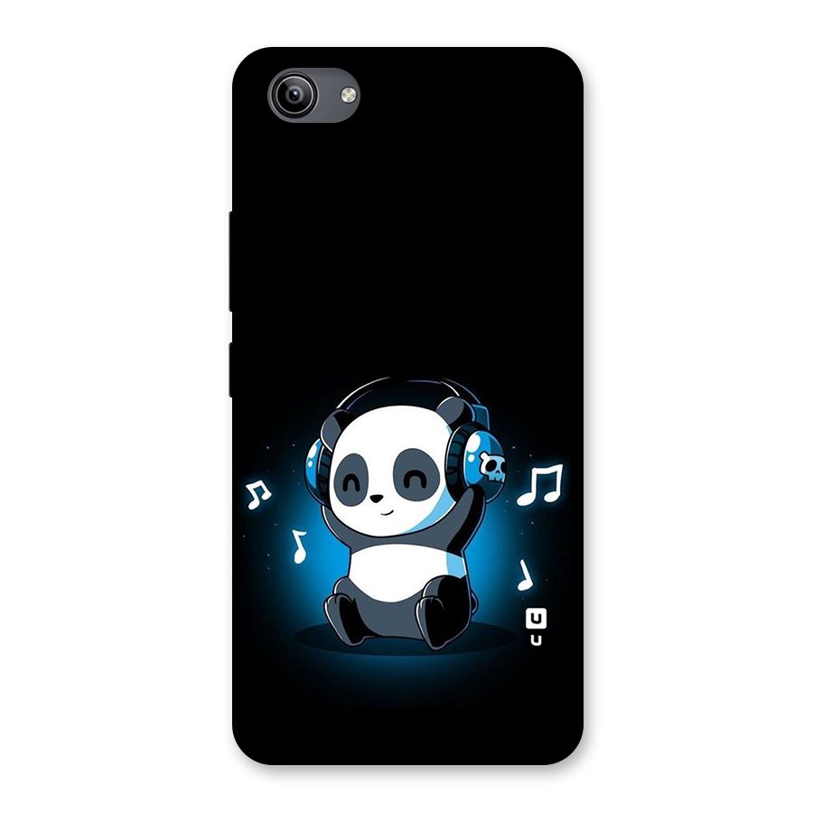 Adorable Panda Enjoying Music Back Case for Vivo Y81i