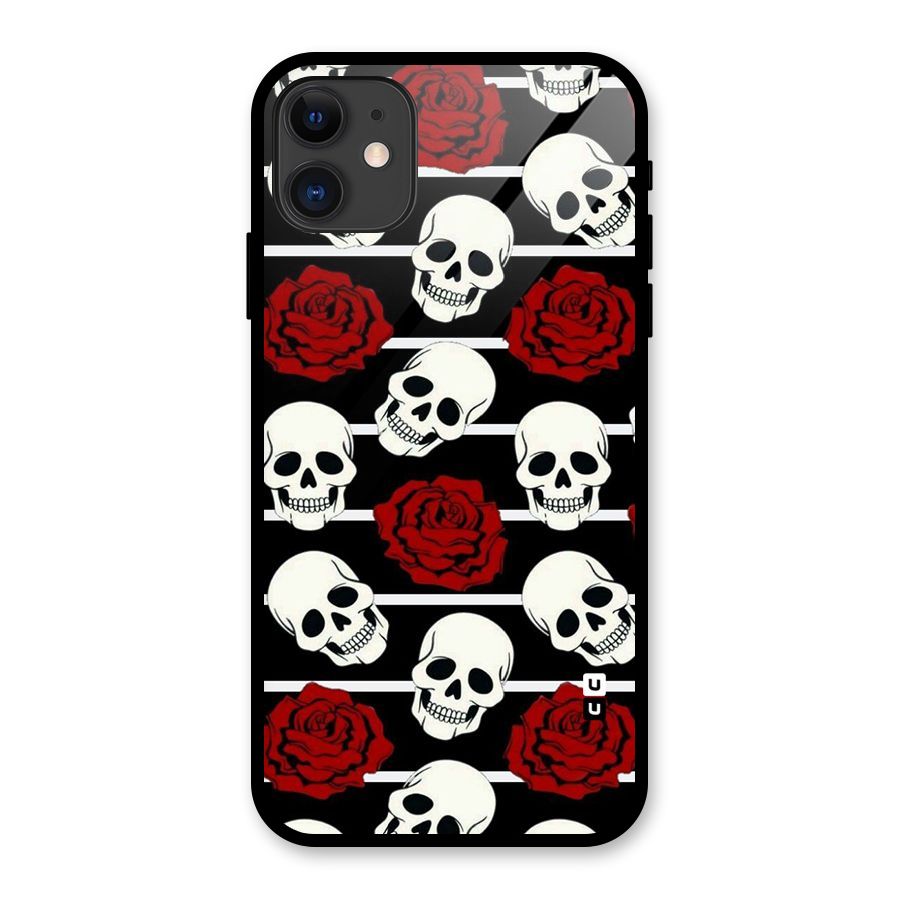 Adorable Skulls Glass Back Case for iPhone 11