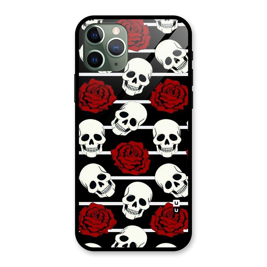 Adorable Skulls Glass Back Case for iPhone 11 Pro