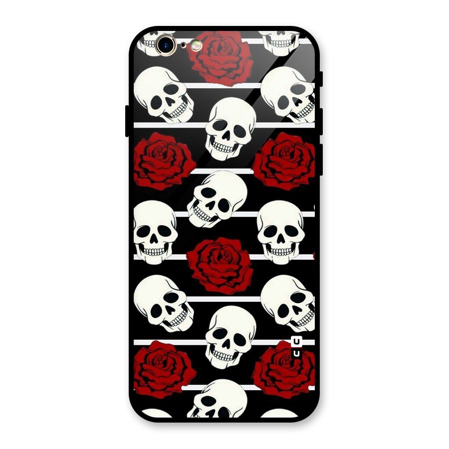 Adorable Skulls Glass Back Case for iPhone 6 6S