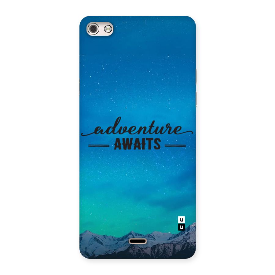 Adventure Awaits Back Case for Canvas Silver 5