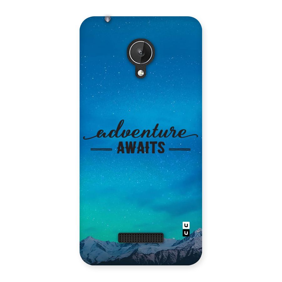 Adventure Awaits Back Case for Canvas Spark Q380
