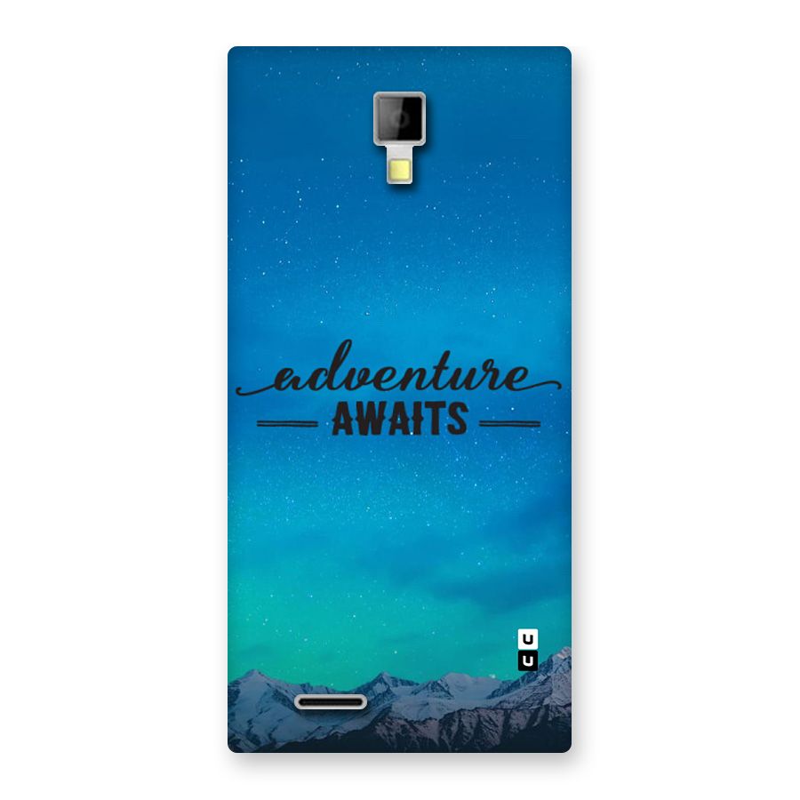 Adventure Awaits Back Case for Canvas Xpress A99