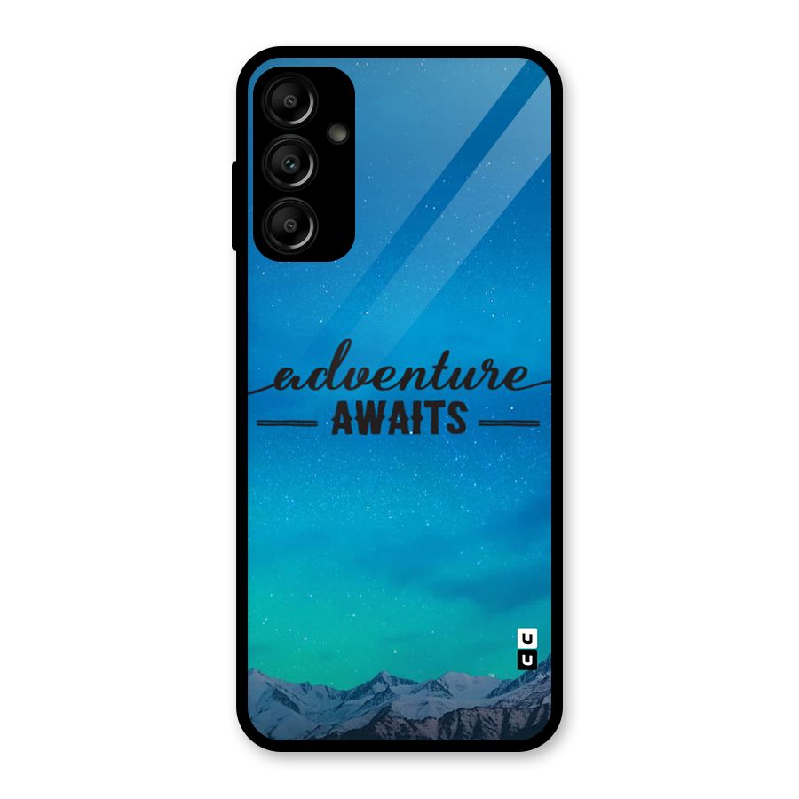Adventure Awaits Glass Back Case for Galaxy A14 5G