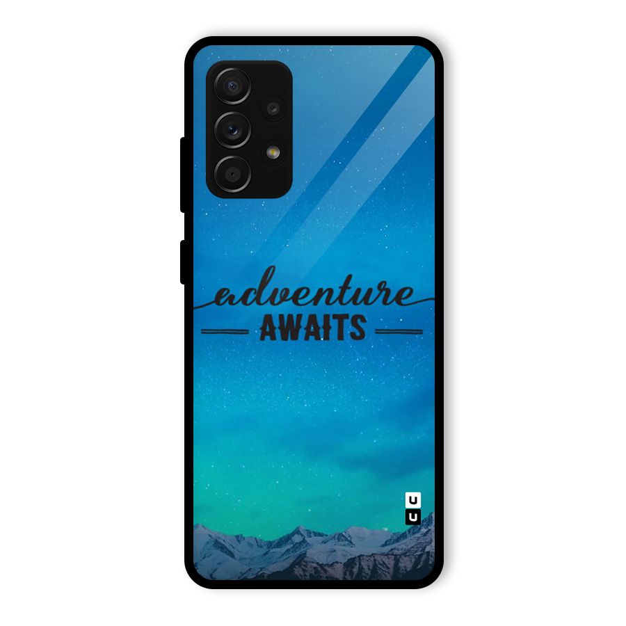 Adventure Awaits Glass Back Case for Galaxy A53 5G