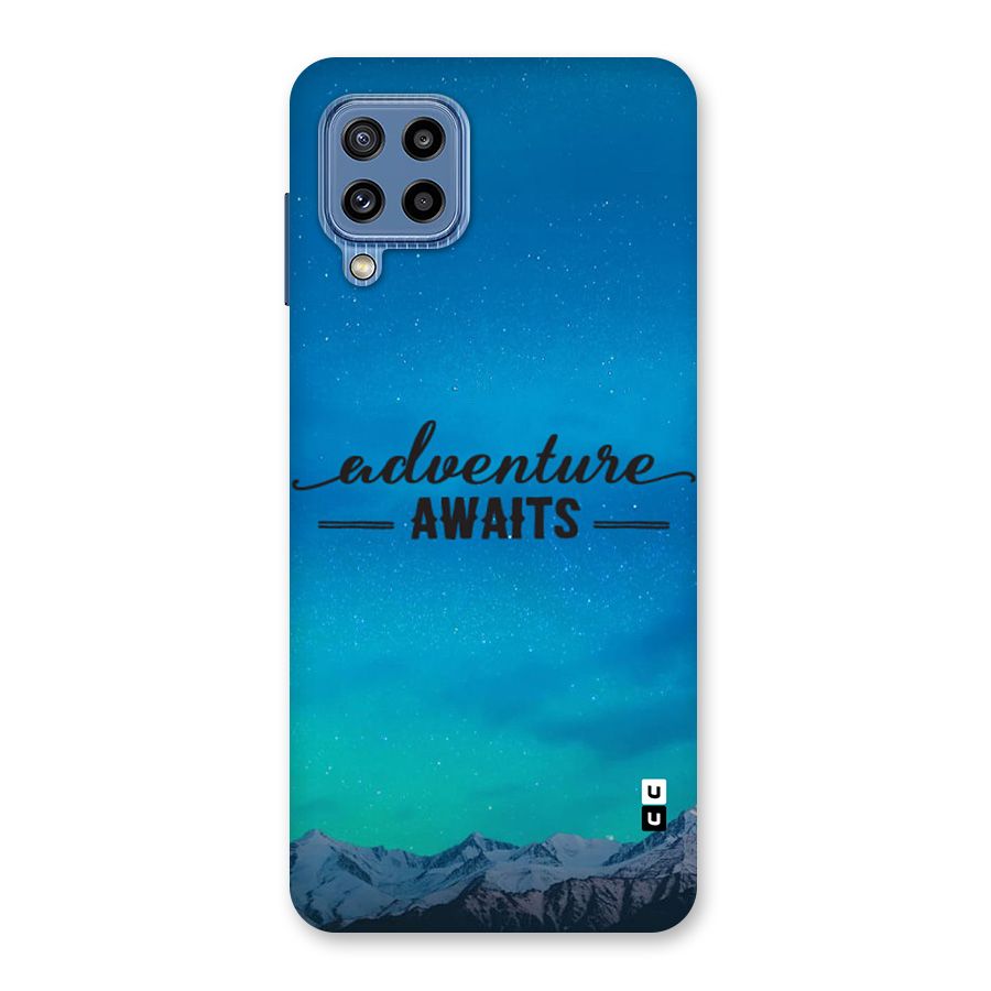 Adventure Awaits Glass Back Case for Galaxy M32