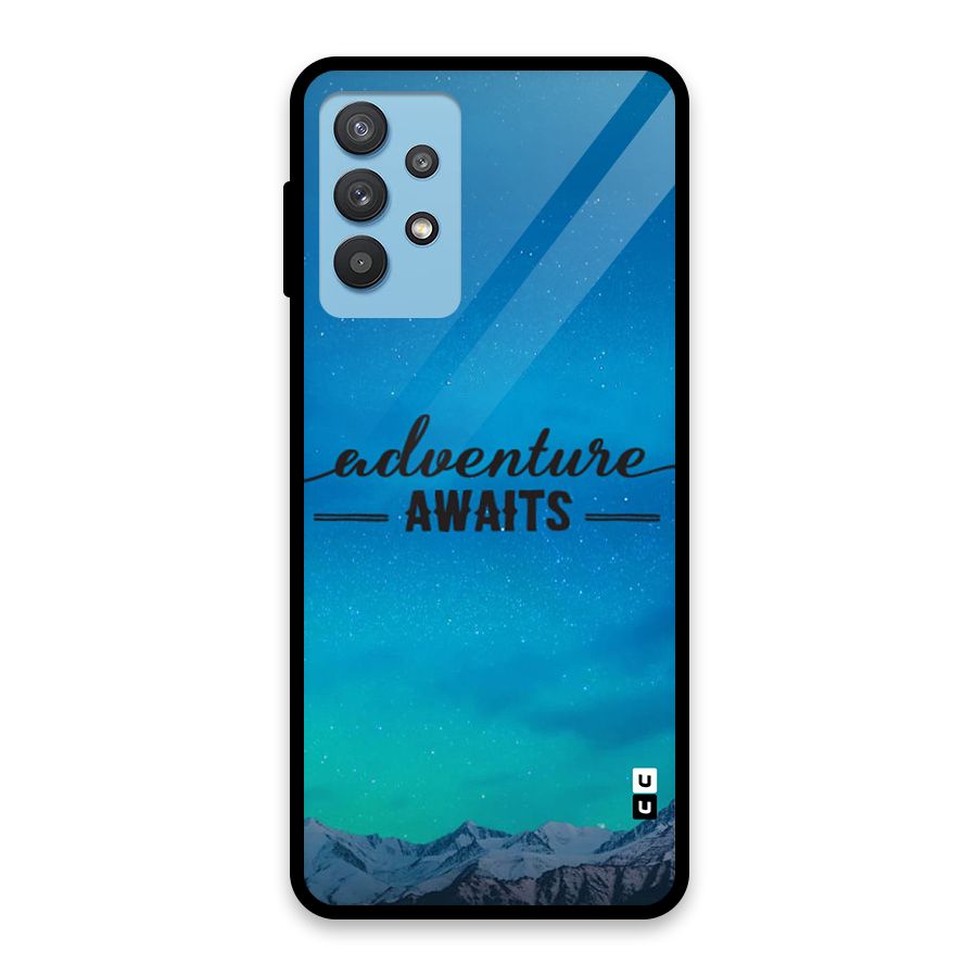 Adventure Awaits Glass Back Case for Galaxy M32 5G