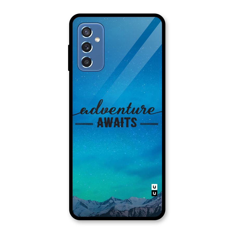 Adventure Awaits Glass Back Case for Galaxy M52 5G