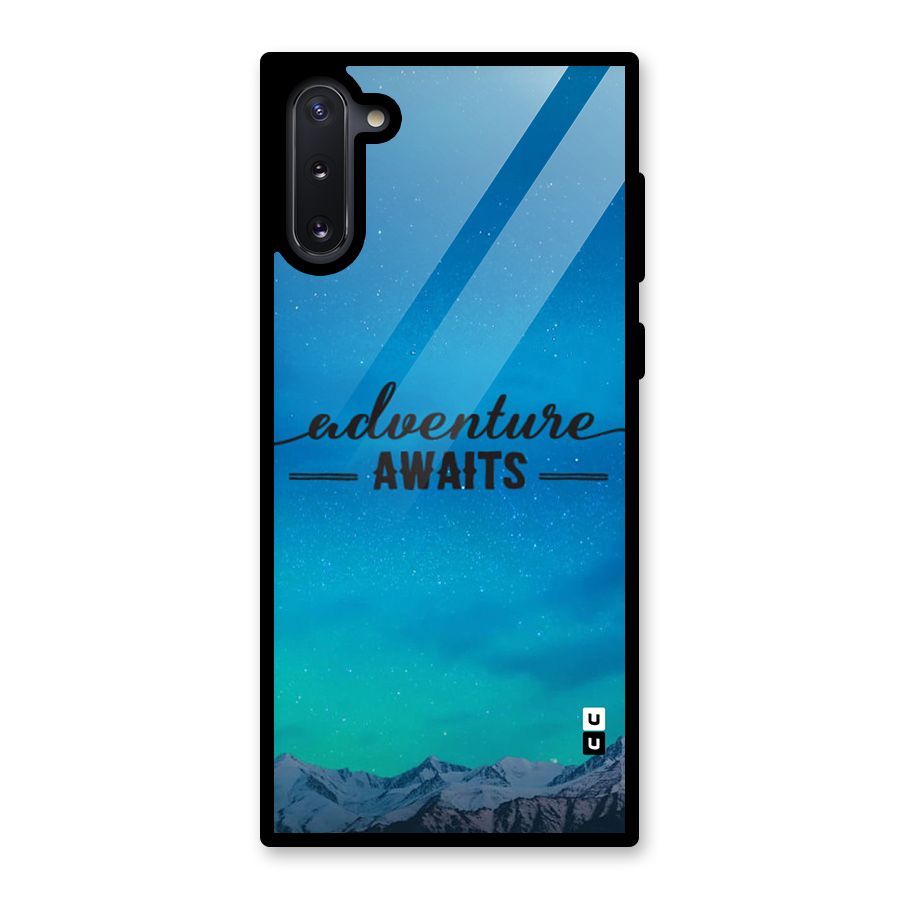 Adventure Awaits Glass Back Case for Galaxy Note 10