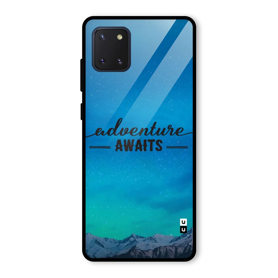 Adventure Awaits Glass Back Case for Galaxy Note 10 Lite