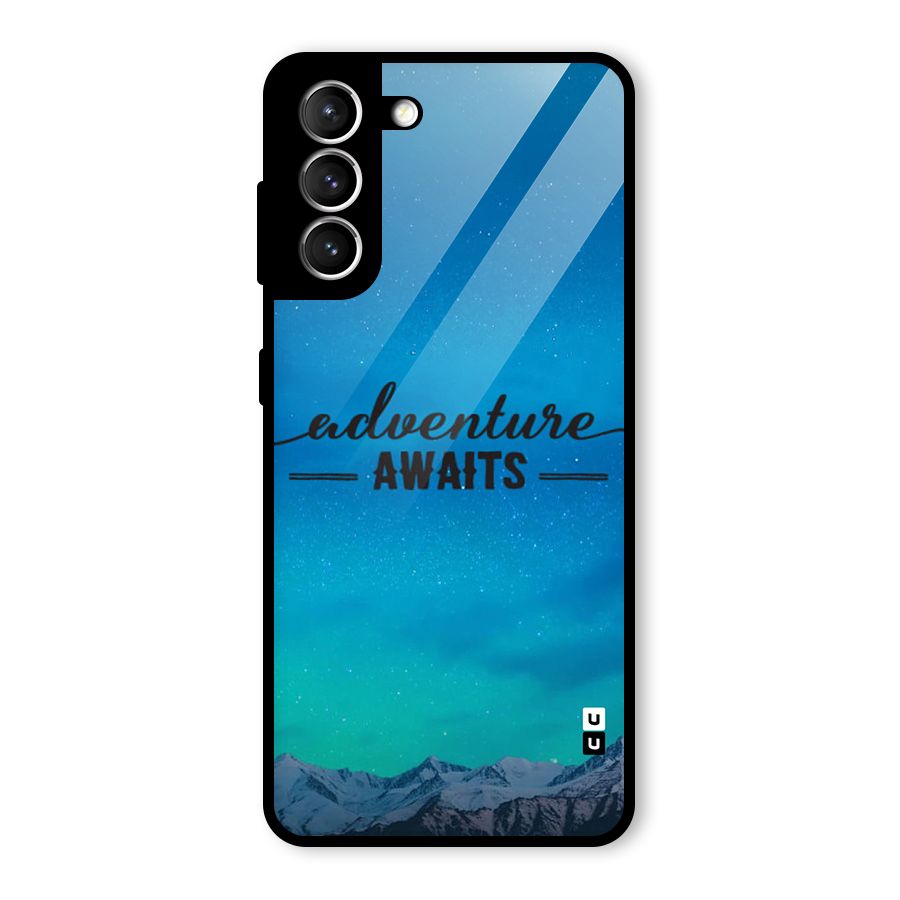 Adventure Awaits Glass Back Case for Galaxy S21 5G