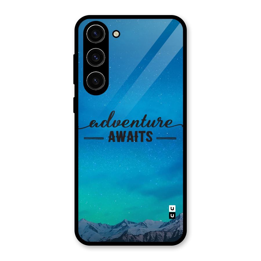 Adventure Awaits Glass Back Case for Galaxy S23 Plus