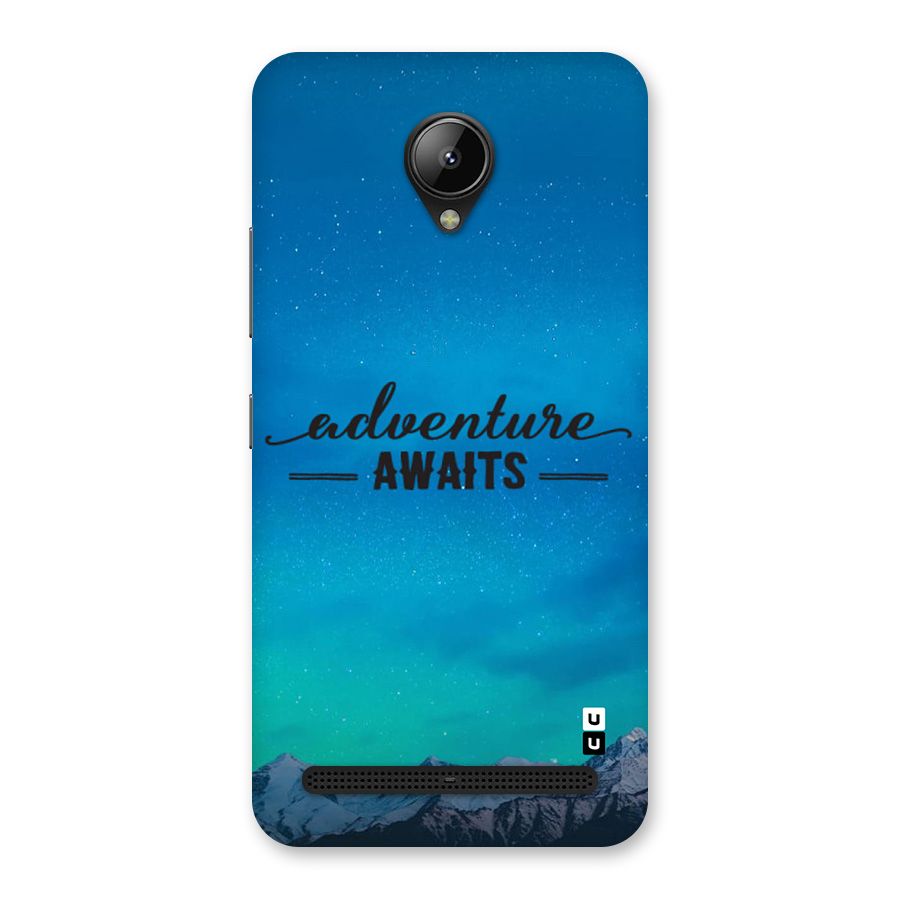 Adventure Awaits Back Case for Lenovo C2