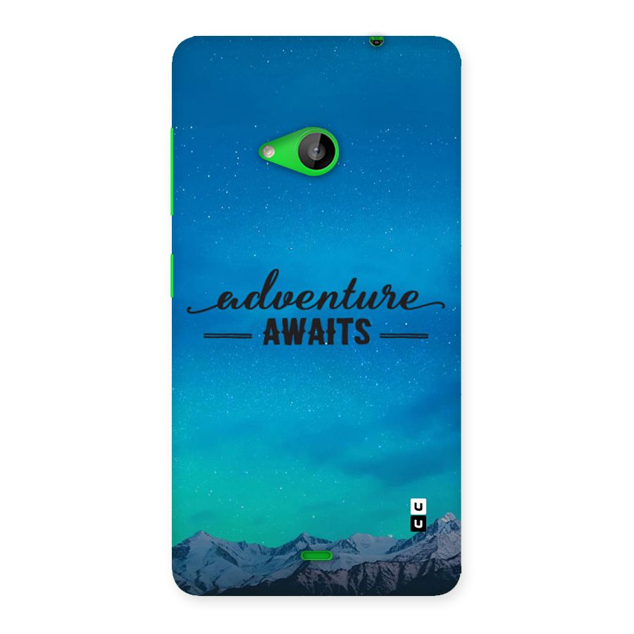 Adventure Awaits Back Case for Lumia 535