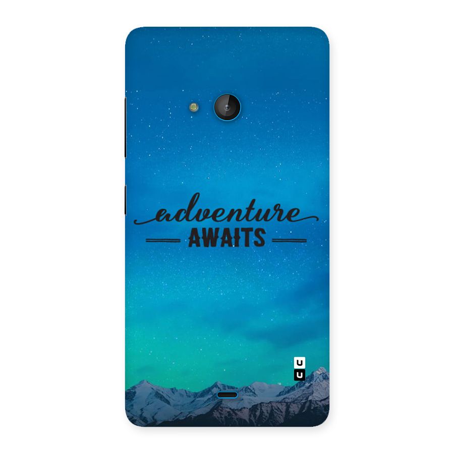 Adventure Awaits Back Case for Lumia 540