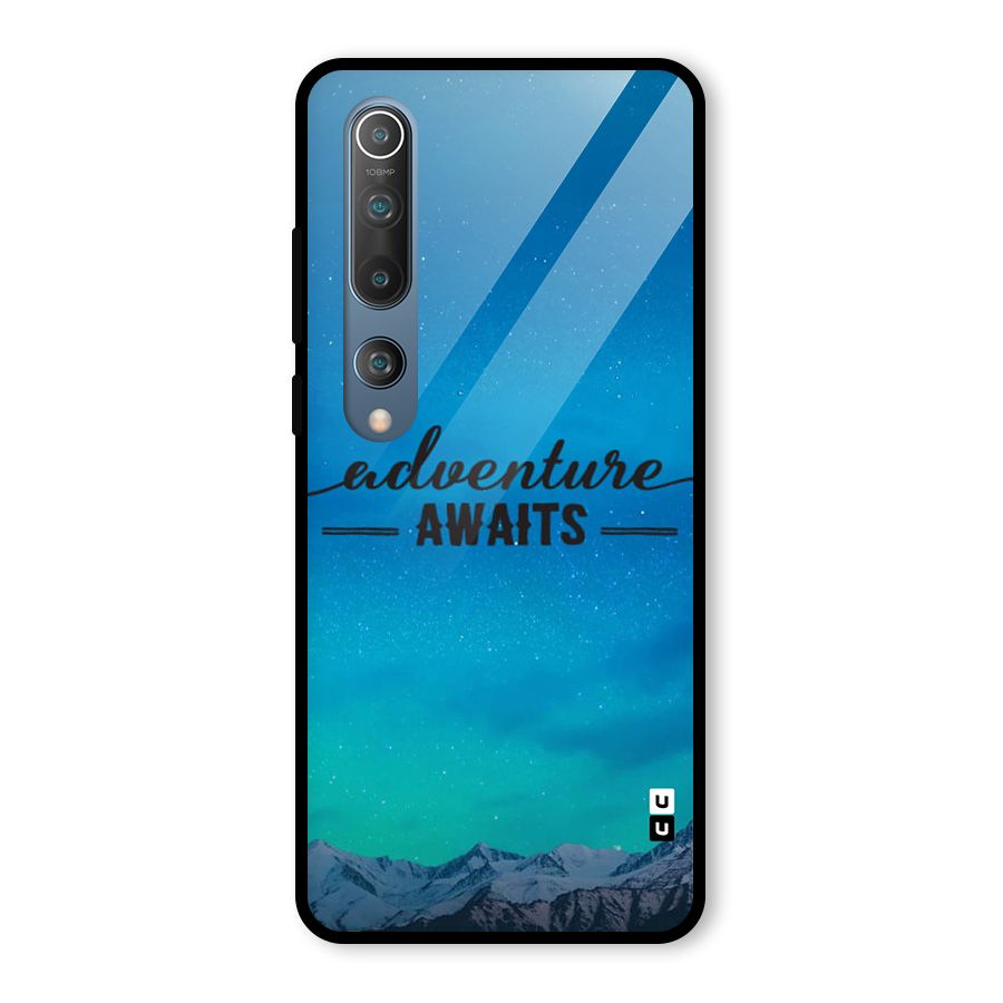 Adventure Awaits Glass Back Case for Mi 10